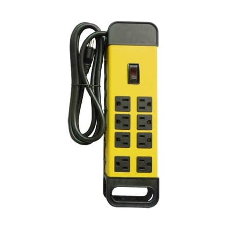 Kab Enterprise Power Strip, 8 Outlet(s) Black PS-825